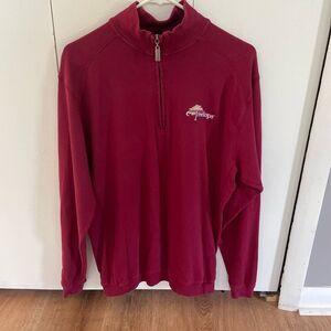 Women’s Treetop Golf Red Quarter-Zip Pullover